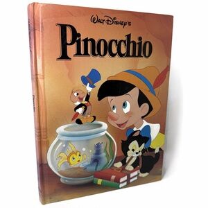 Vintage 1989 Walt Disney Pinocchio HardcoverBook